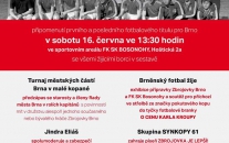 Sobota 16.6.2018 - fotbalový den v Bosonohách