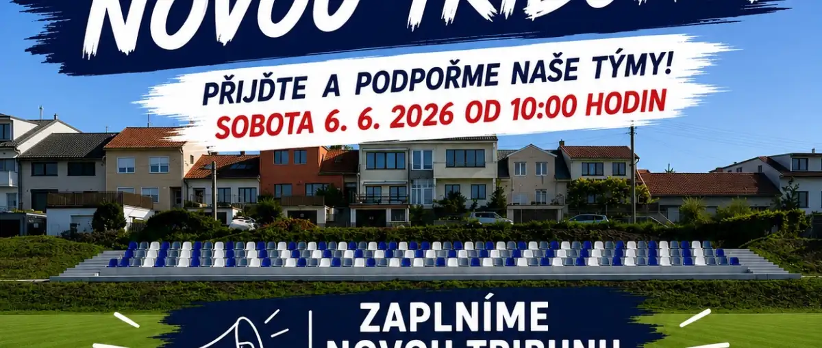 Den fotbalu a nová tribuna
