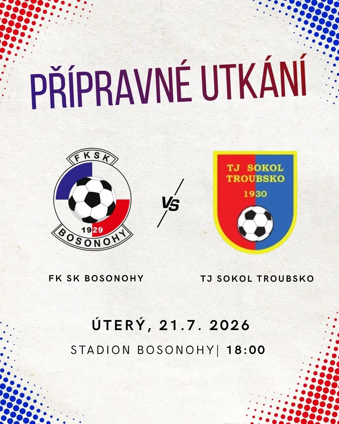 1. Přípravné utkání sezony