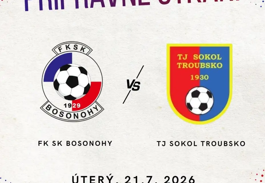 1. Přípravné utkání sezony