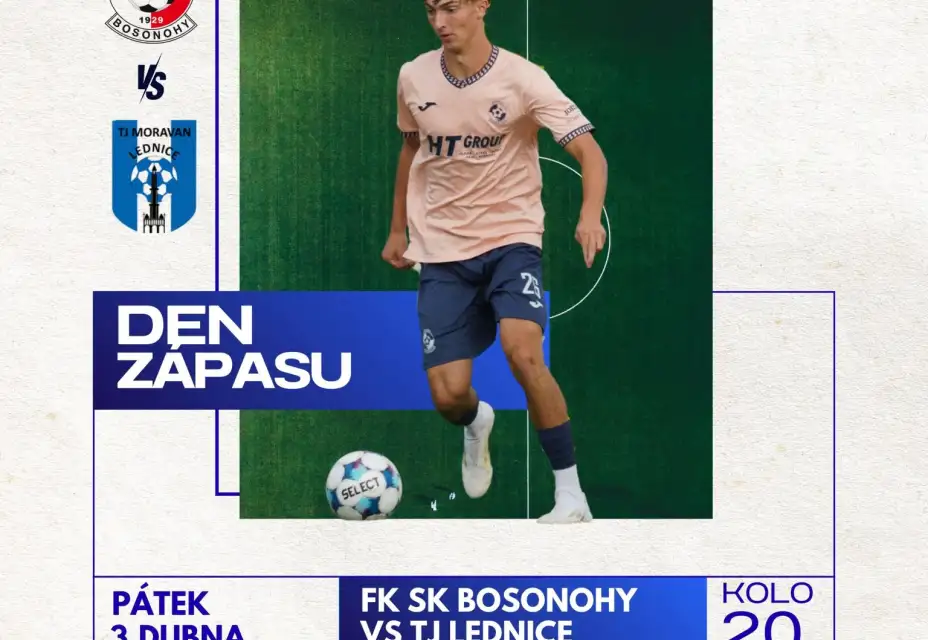 První domácí zápas proti Lednici