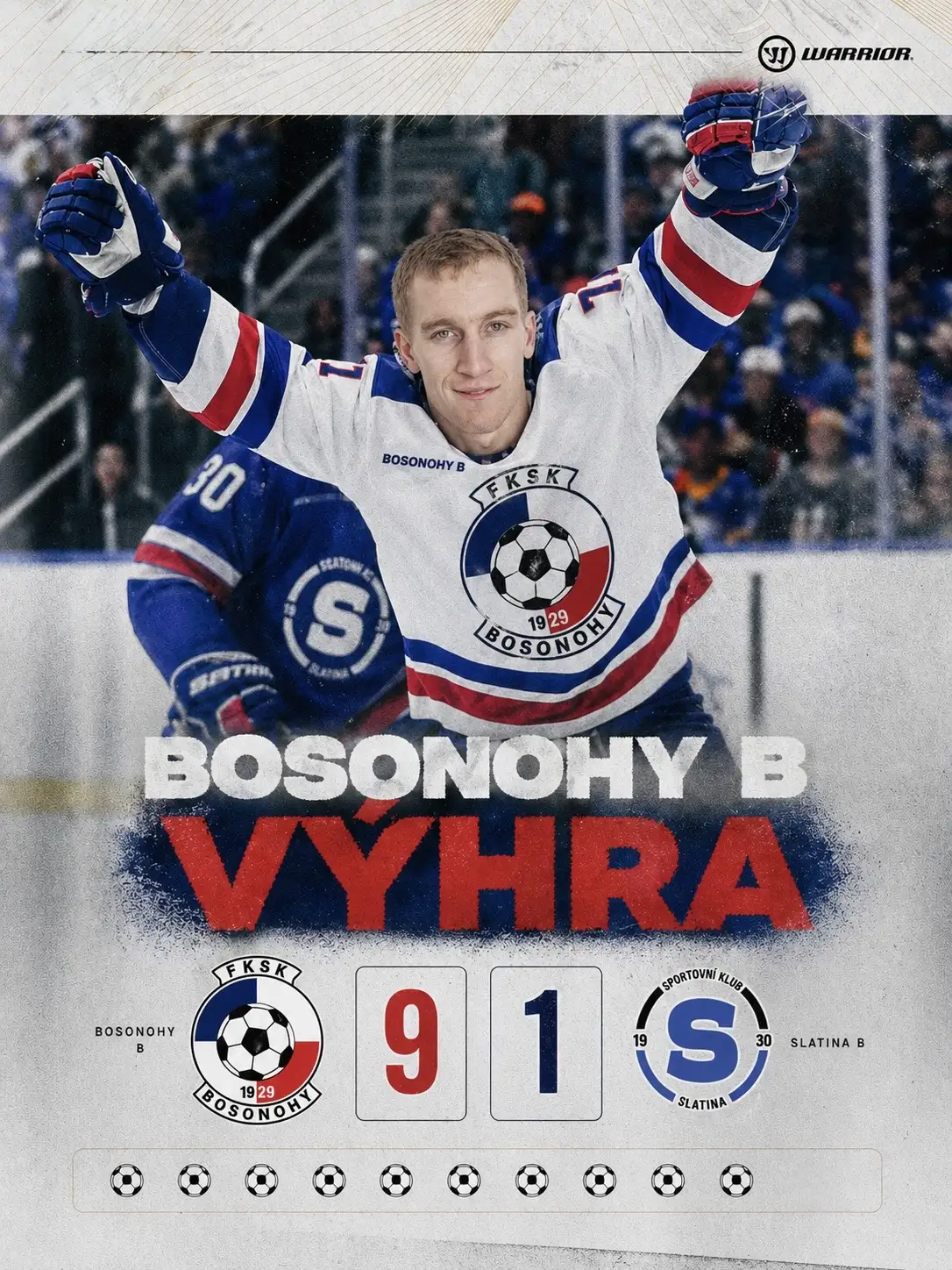 Hokejové vítězství Benfiky a hrdina Prášil