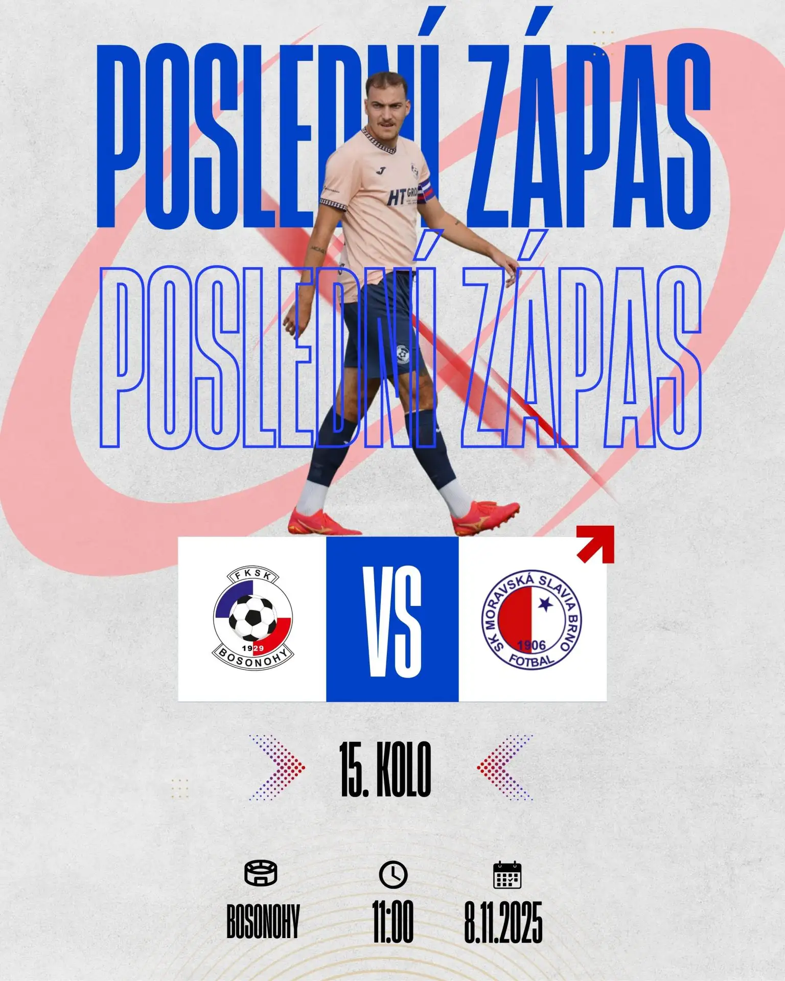 Poslední zápas A týmu