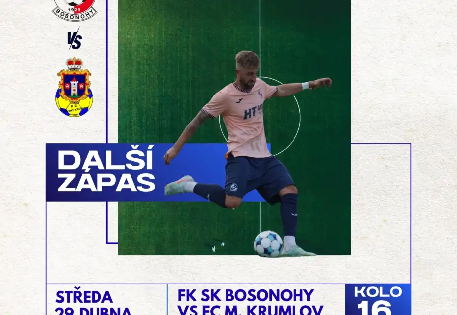 Středeční utkání proti Moravskému Krumlovu